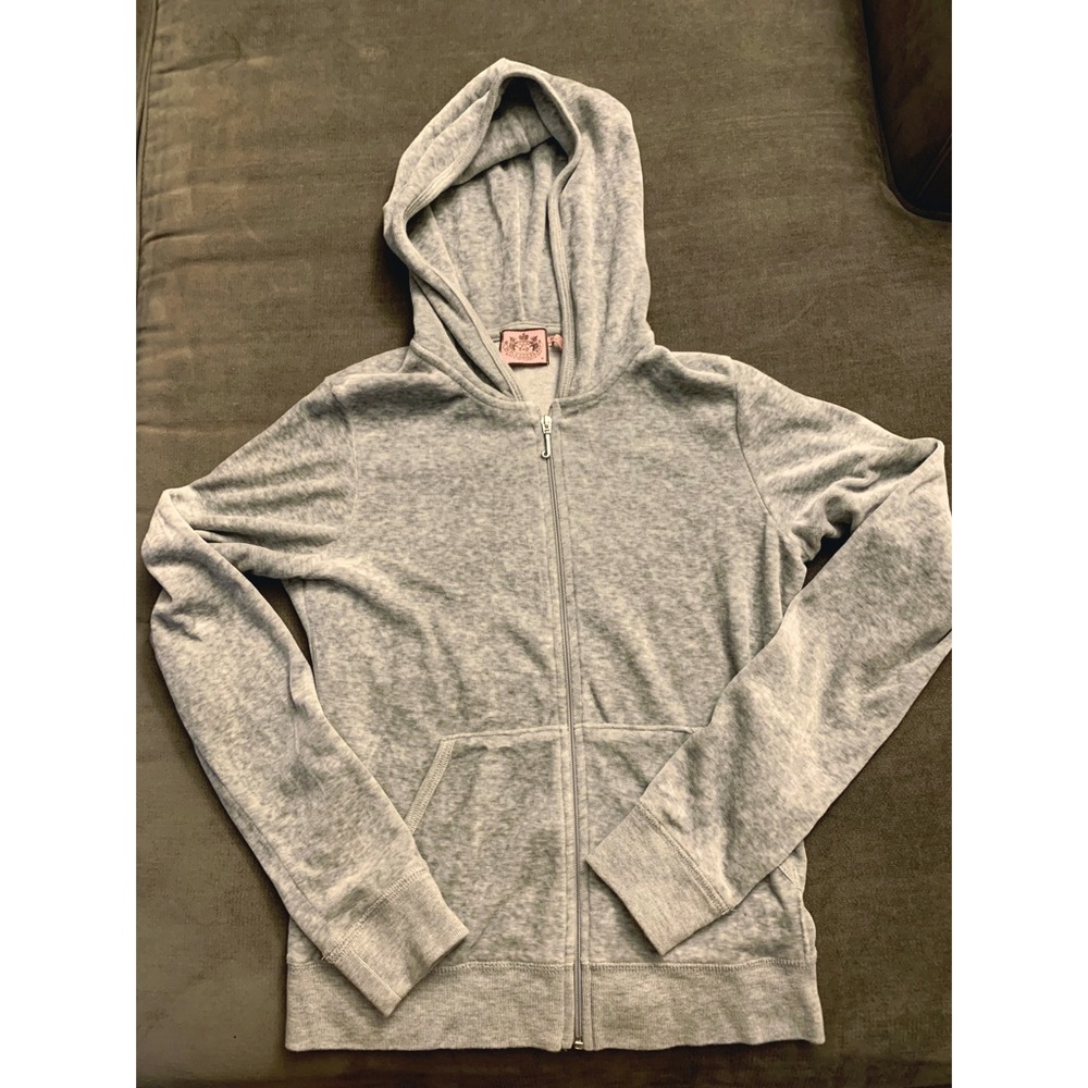 Juicy Couture Gray Hoodie Sweater